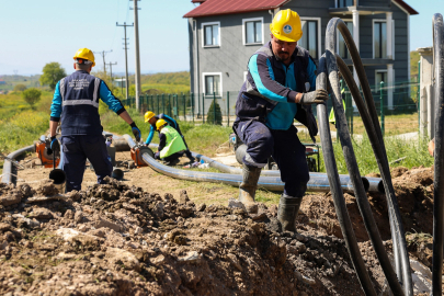 Sakarya Kaynarca’nın 11 kilometrelik yeni içme suyu hattı tamamlandı