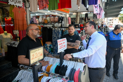 Bornova'da Çamdibi esnafına ziyaret
