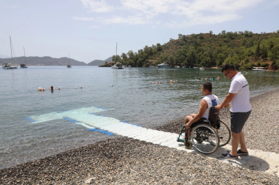 Muğla’da engelsiz plajlarla hayat kolaylaşıyor