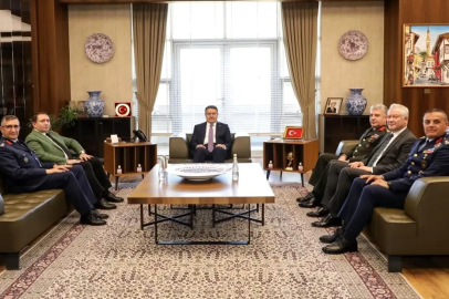 Kütahya Valisi Musa Işın MSB Heyetini ağırladı