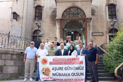 Kütahya Muhtarlar Derneği'nden Geleneksel Aşure Günü Etkinliği