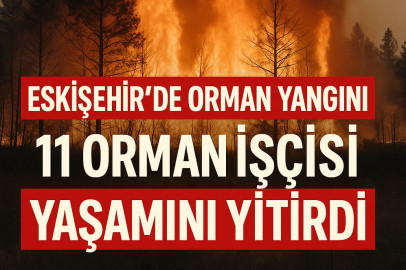 Eskişehir Seyitgazi'de Orman Yangını Faciası: 11 Orman İşçisi Hayatını Kaybetti