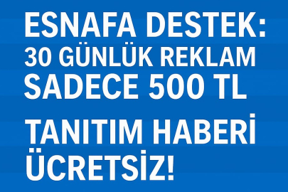 Kütahya Bülten’den Esnafa Destek: 30 Günlük Reklam Yalnızca 500 TL, Tanıtım Haberi Ücretsiz!