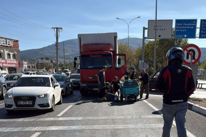 Kütahya-Eskişehir Karayolu’nda Kaza: Motosiklet ile Kamyonet Çarpıştı