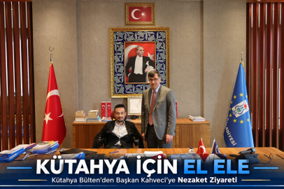 Kütahya Bülten’den Başkan Kahveci’ye Nezaket Ziyareti